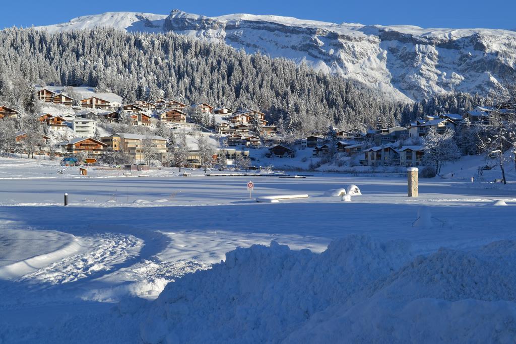 Hotel Bellaval Laax Bagian luar foto